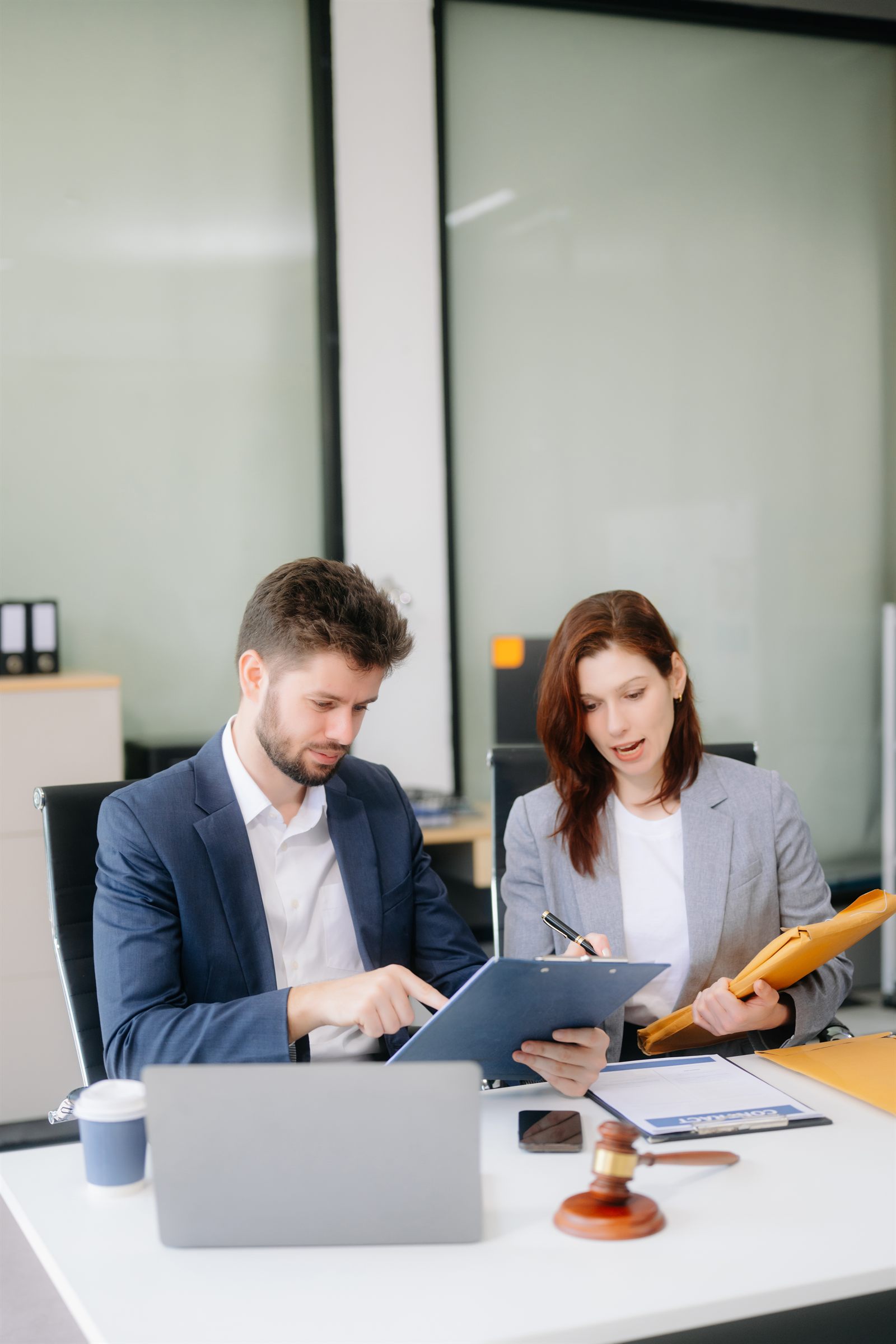 Advisors reviewing a multi-year tax plan with a business owner